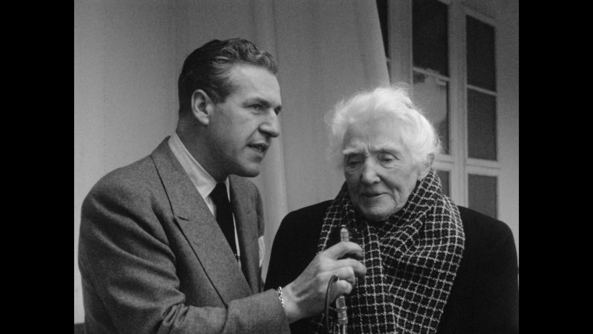 Michelle Morgan, Mervyn Leroy & Graham Greene
